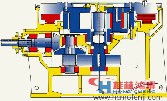 立磨 立磨減速機 立磨減速機結(jié)構圖
